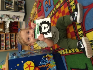 Noah Gates, 1, read 100 Books Before One through the Reedsburg Public Library’s early literacy programs. Children who complete the program receive a free board book. For more details, visit the library. (Submitted photo)
