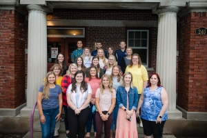 The Reedsburg School District welcomed new teaching staff for the forthcoming year. They are, first row from left, Emma Stieve, Dayonna Bolton, Hailey Wilke, Megan Meyer and Sandra Gebhard; second row: Dawn Hallwood, Tara Wedel, Michaela Miller and Madeline Stieve; third row: Katie Kammerdiener, Jarica Heiser, Lizzie Stoltz, Hannah LeMoine and Sarah Braatz; fourth row: Samantha Nabar, Brianna Schyvinck, Jess Zenz and and Morgan Schyvinck; fifth row: Jake Vossen, Calvin Zenz and Tanner Schieve. (Submitted ph