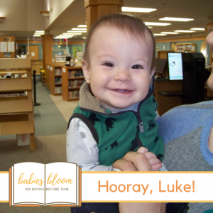 Luke Meise, 8 months, was part of Babies Bloom and completed 100 Books Before 1. (Submitted photo)