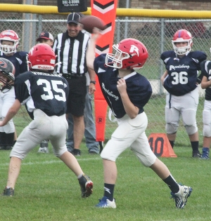 The Reedsburg sixth grade youth football team was in action Saturday at Webb Field, hosting Portage in a league matchup. (Photos by Troy Matz)