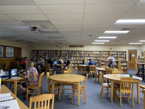 The Weston School district provided a summer professional development opportunity for staff the week of July 26-30.   Kim Sowden, professional development specialist with Curriculum Associates, spent one day with elementary and junior high math teachers. They received additional training and support using math resource, iReady, which the district has used for five years.    Nicole Lehr, literacy consultant with CESA 6, began her year-long professional development journey with elementary staff on Tuesday and