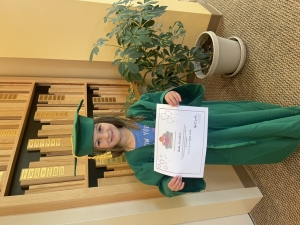 Belle Kreutzer is the latest graduate of the 1,000 Books before Kindergarten program at the Wonewoc Public Library. The program encourages parents to read to their children (or have them listen to) 1,000 books before they begin school. It’s intended to give kids an early foundation for literacy. For more information, stop by the library or call 608-464-7625. (Submitted photo)