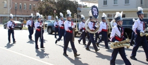 The Reedsburg Area High School marching band walks down Park Street during last Friday afternoon’s Homecoming Parade. (Photos by Heather Stanek)