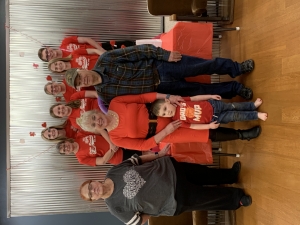 Approximately 105 attendees participated in a Valentine’s Swim at Swim Reedsburg on Feb. 9. During the event, members of the Girl and Boy Scout Troops hosted a food stand, which raised around $315. All proceeds will support the Reedsburg Area Food Pantry. (Submitted photo)