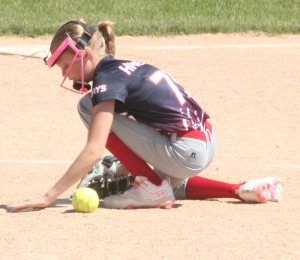 Reedsburg’s U-10 softball team was in action this past weekend at Oak Park as RAYS (Reedsburg Area Youth Softball) hosted a multi-team tournament for the fifth time. (Photos by Troy Matz)