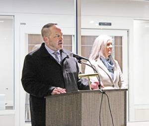 RAMC President and CEO Bob Van Meeteren and Chief Operating Officer Teresa Field welcomed the visitors during Monday night’s ribbon-cutting ceremony. (Photos by Heather Stanek)